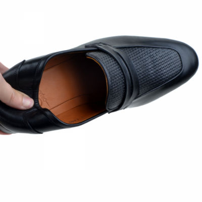 Chaussures de ville pour homme en cuir noir - Photo 4