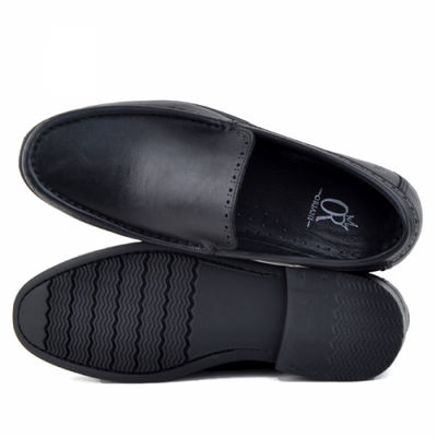 Chaussures de ville pour homme en cuir noir kw - Photo 3