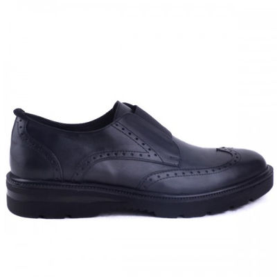 Chaussures extra confortable en cuir noir - Photo 3