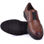 Chaussures extra confortable en cuir tabac - Photo 2