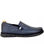 Chaussures médicales confortables 100% cuir bleu - Photo 2