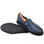 Chaussures médicales confortables 100% cuir bleu - Photo 5