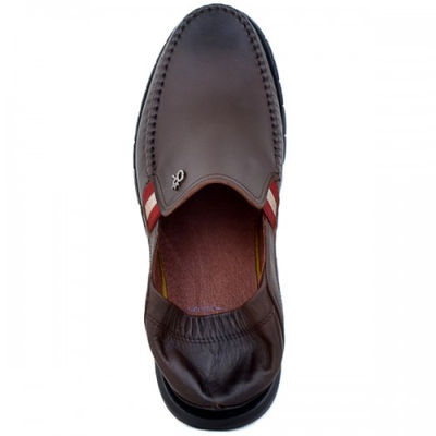 Chaussures médicales confortables 100% cuir marron kw - Photo 2
