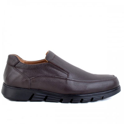 Chaussures médicales confortables 100% cuir marron lo - Photo 3