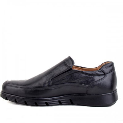 Chaussures médicales confortables 100% cuir noir lo - Photo 3