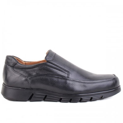 Chaussures médicales confortables 100% cuir noir lo - Photo 4