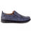 Chaussures médicales confortables respirante 100% cuir bleu - Photo 3