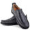 Chaussures médicales confortables respirante 100% cuir noir - Photo 2