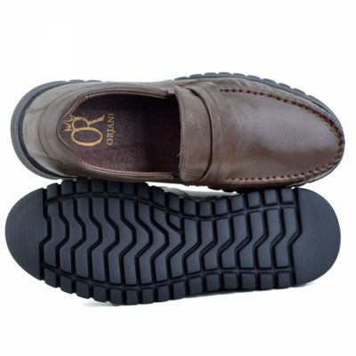 Chaussures médicales extra confortables 100% cuir marron - Photo 3