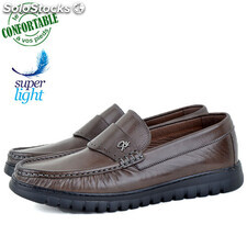 Chaussures médicales extra confortables 100% cuir marron kw
