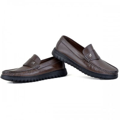 Chaussures médicales extra confortables 100% cuir marron kw - Photo 3