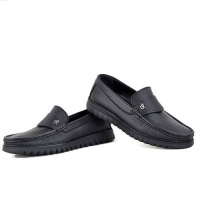 Chaussures médicales extra confortables 100% cuir noir kw - Photo 3