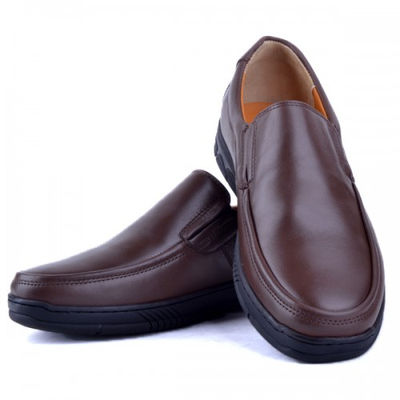 Chaussures médicales pour homme 100% cuir extra confortable - Photo 2