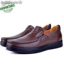 Chaussures médicales pour homme 100% cuir extra confortable kw