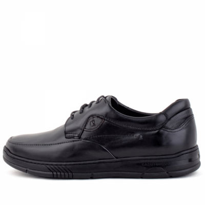 Chaussures médicales pour homme 100% cuir noir kw - Photo 3