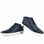 Chaussures mi- montantes pour homme 100% cuir extra confortable bleu - Photo 3