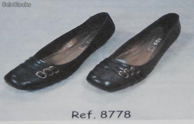 Chaussures pour dames 8778 cuir
