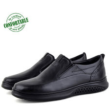 Chaussures pour homme 100% cuir médical nj noir