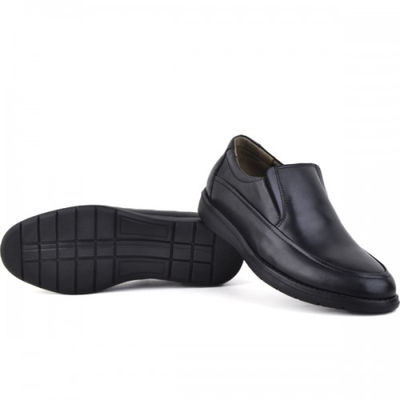 Chaussures pour homme 100% cuir médical noir AZ - Photo 3