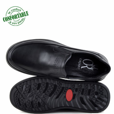 Chaussures pour homme 100% cuir médical noir nj - Photo 2