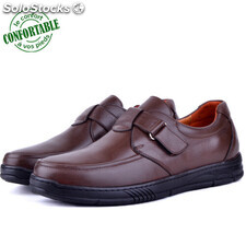 Chaussures pour homme médicales 100% cuir extra confortable