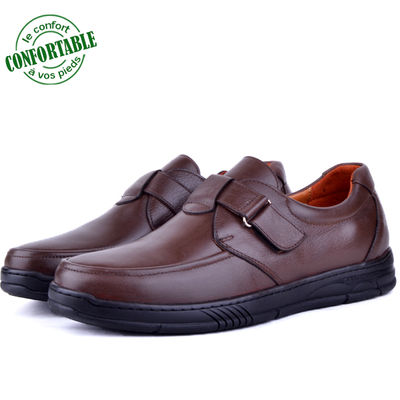 Chaussures pour homme médicales 100% cuir extra confortable