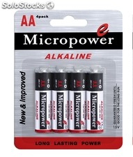 Cheap Blister Alkaline Battery LR6/AA 1.5V, Micropower