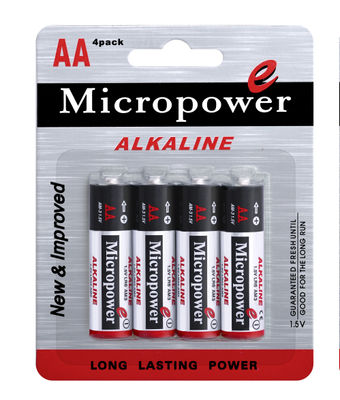 Cheap Blister Alkaline Battery LR6/AA 1.5V, Micropower