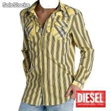 Chemises Printemps/été de marque diesel homme ref: stabrer en destockage
