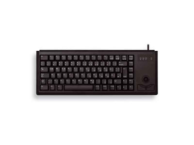 Cherry Slim Line Compact-Keyboard Tastatur 84 Tasten qwertz Schwarz