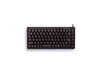 Cherry Slim Line Compact-Keyboard Tastatur Laser 86 Tasten qwertz Schwarz