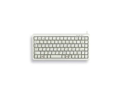 Cherry Slim Line Compact-Keyboard Tastatur qwertz Grau G84-4100LCMDE-0