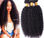 Cheveux de cheveux humains cheveux lisses Malaysian crépus extensions de cheveux - Photo 2