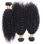 Cheveux de cheveux humains cheveux lisses Malaysian crépus extensions de cheveux - Photo 4