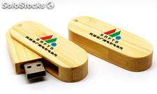 chiavetta usb personalizzato legno