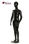 Children unisex black colored mannequin - Foto 5
