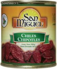 Chiles chipotles 24/198 gr