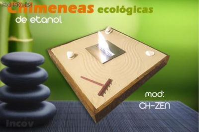 Chimenea Ecológica de Etanol diseño Zen (mod ch-zen)