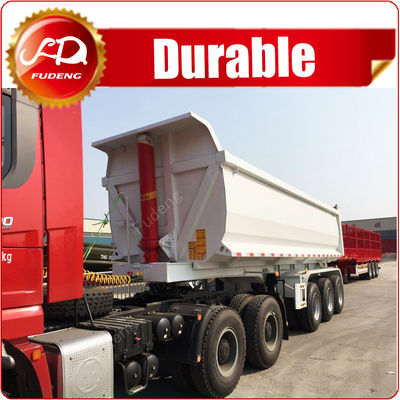 China camiónes basculantes a la venta 2 / Tri Axle 40 Tons Semi Dump Truck En Ve