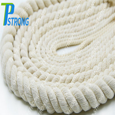 China color natural cuerda de algodón trenzado con muestra