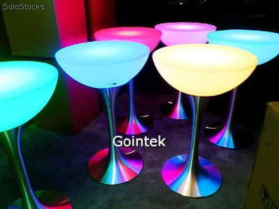 China Herstellung Möbel , Led Licht Illuminated Runde Cocktail Tisch