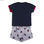 Chłopięcą piżamkę na lato Minnie Mouse Ciemnoniebieski Szary - 2
