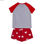 Chłopięcą piżamkę na lato Minnie Mouse Czerwony Szary - 5