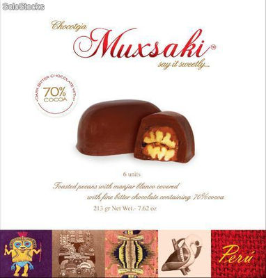 Chocolate Gourmet Muxsaki com 70% de cacau
