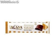 Chocolatina Naranja y Chocolate Negro 25g Lacasa
