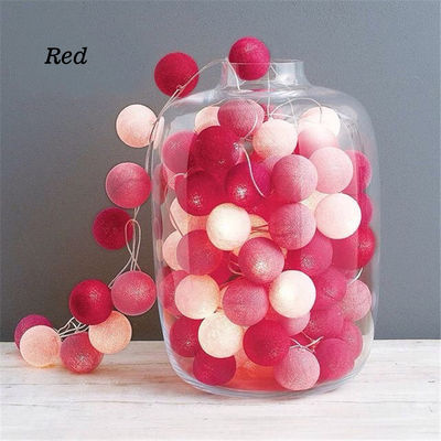 Christmas decoration Cotton Ball LED string light Colorful - Foto 2