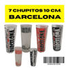 Chupitos barcelona 10CM , 7 unidades