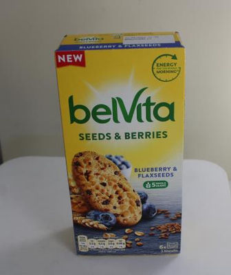 Ciastka Belvita Blueberry Flax Seeds 270g - 31/08/2020