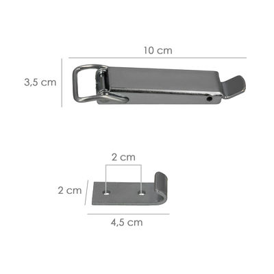 Cierre Caja Con Enganche Plano 100 mm. (Caja 25 unidades) - Foto 2