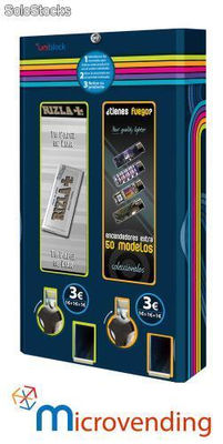 Cigarrete paper Vending machine and Lighters, 2 channels, uniblock2